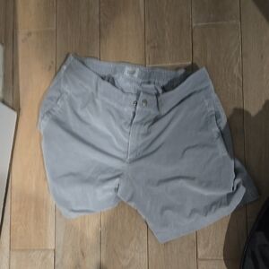 Marine Layer Gray Flat Front Men Shorts